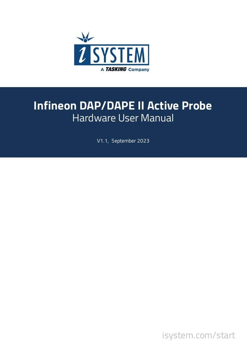 TASKING iSYSTEM Infineon DAP Hardware user manual