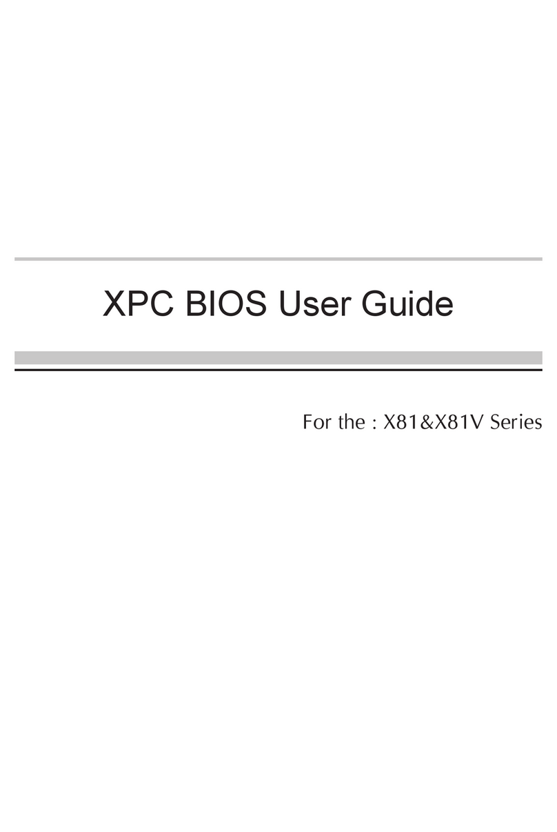 Shuttle X81 Series User manual