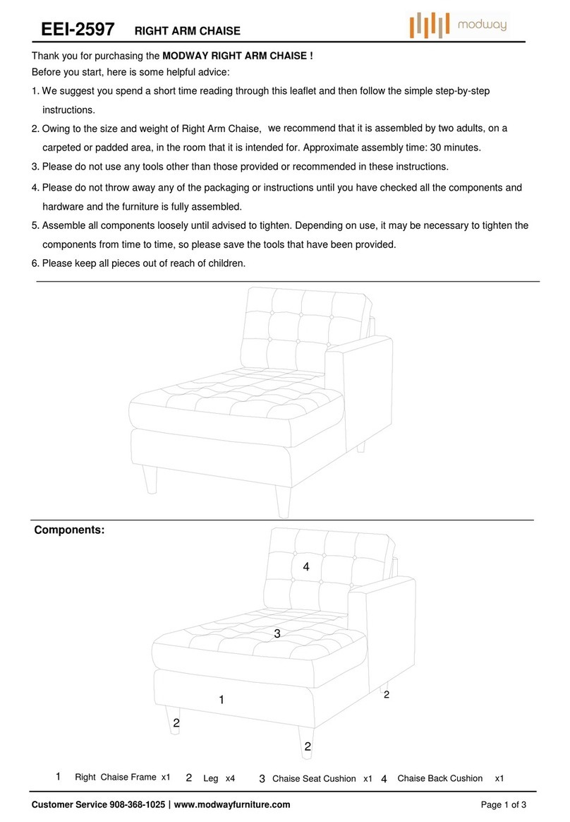 modway EEI-2597 User manual modway EEI-2597 User manual