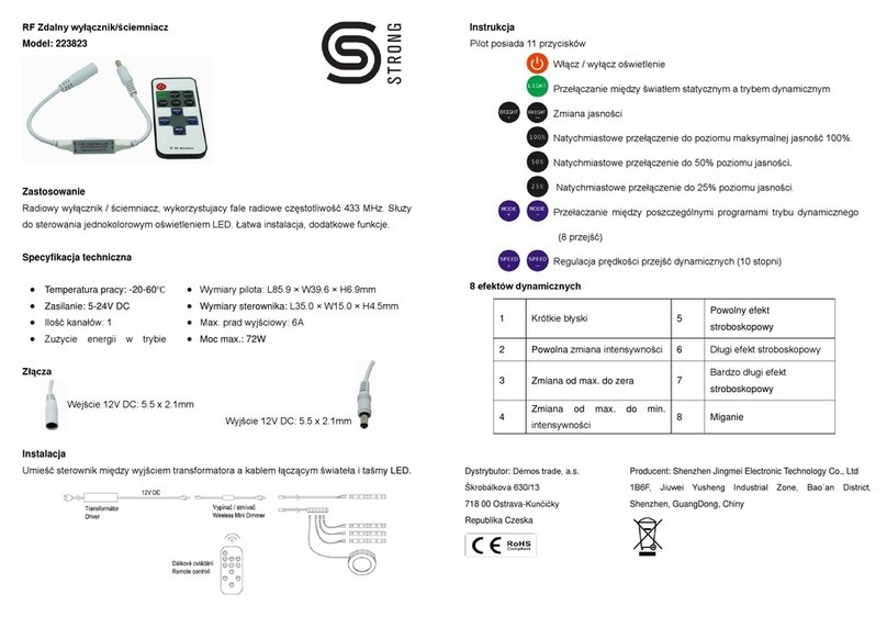 Strong 223823 quick start guide