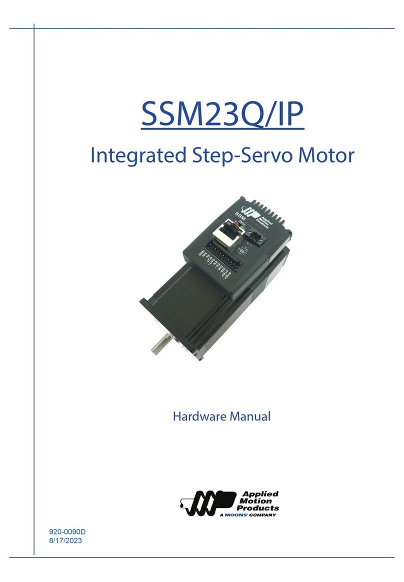Moons' Applied Motion Products SSM23Q/IP Hardware manual
