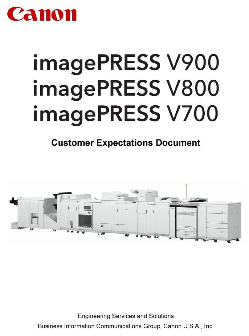 Canon imagePRESS V900 User manual