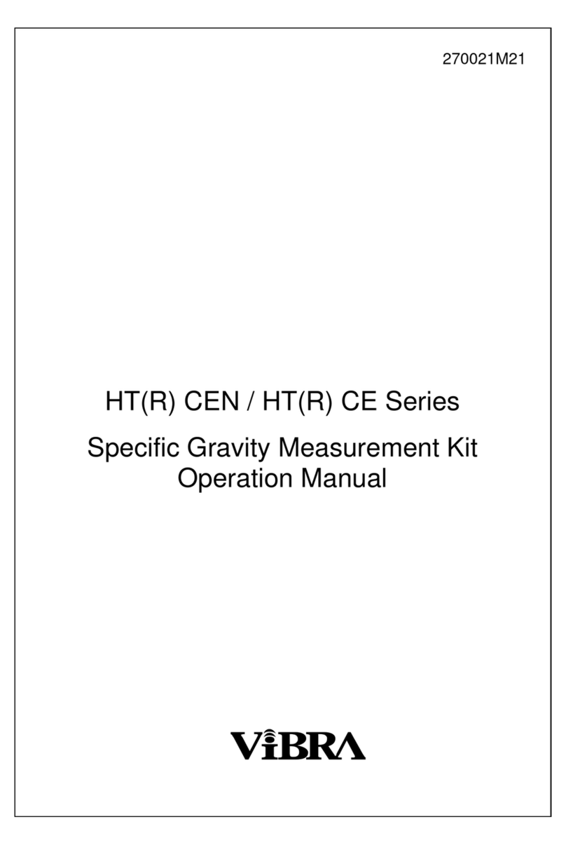Vibra HT CEN Series Operation manual