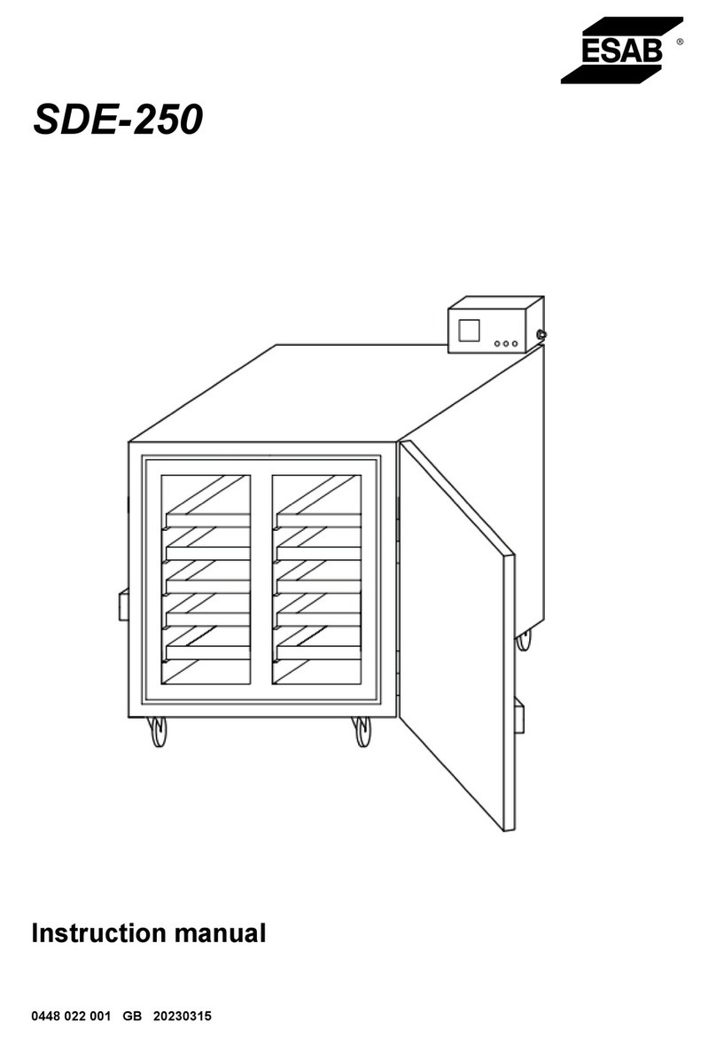 ESAB SDE-250 instruction manual