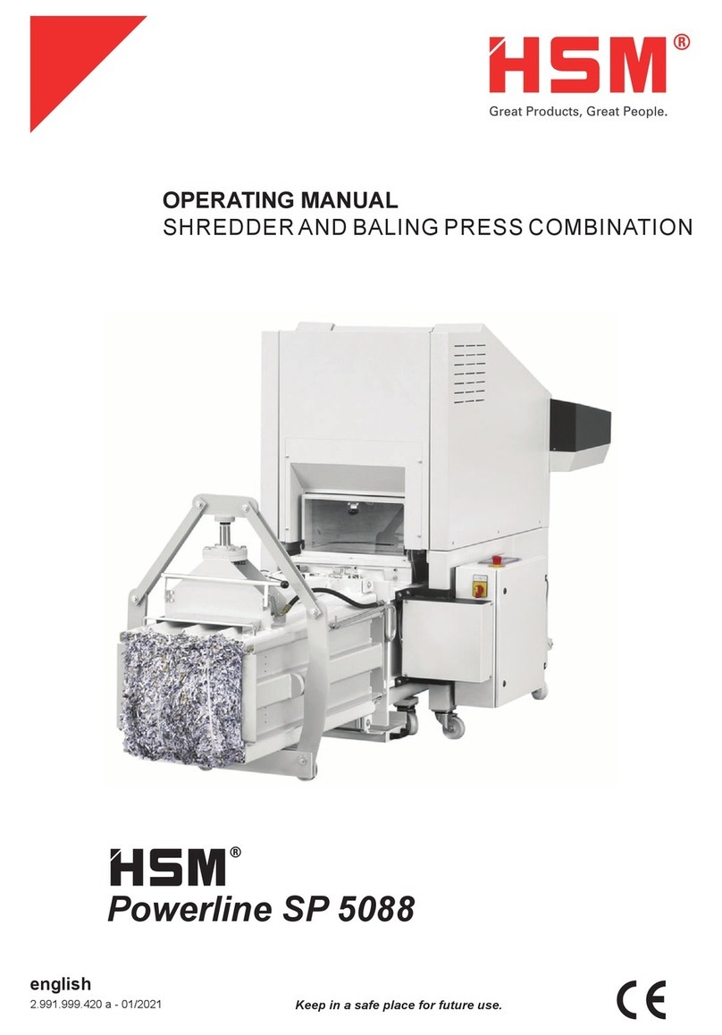 HSM SP 5088 User manual
