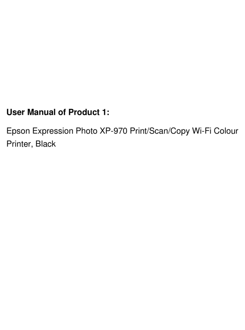 Epson Expression Photo XP-970 User manual