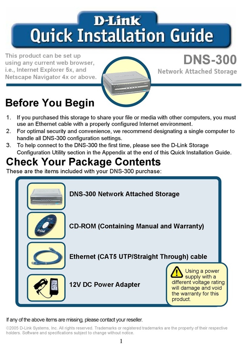 D-Link DNS-300 User manual D-Link DNS-300 User manual