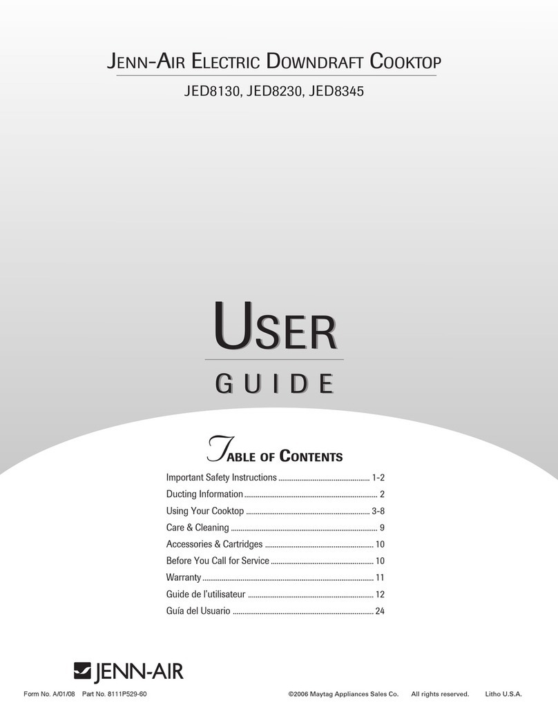 Jenn-Air JED8345 user guide