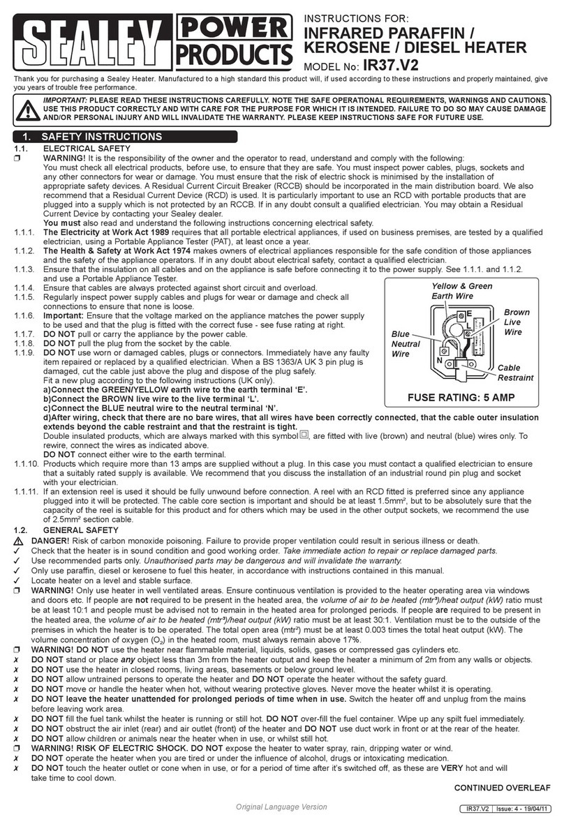 Sealey IR37.V2 User manual