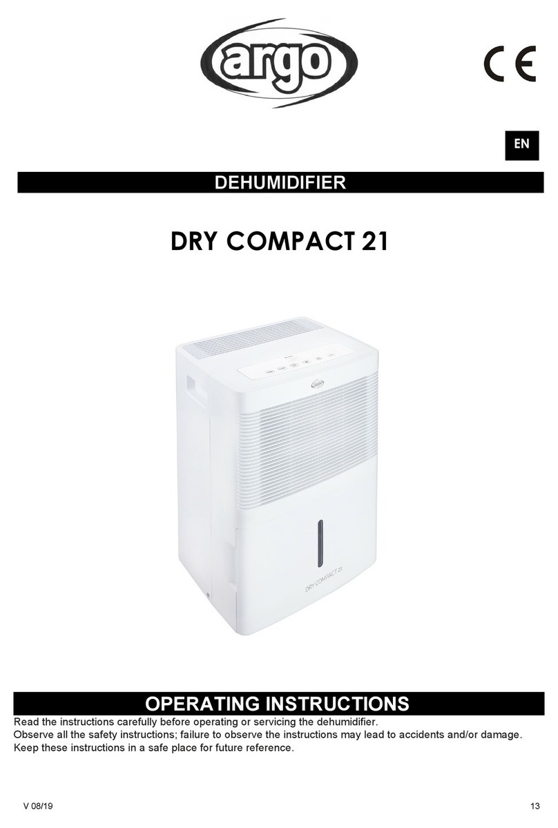 Argo DRY COMPACT 21 operating instructions