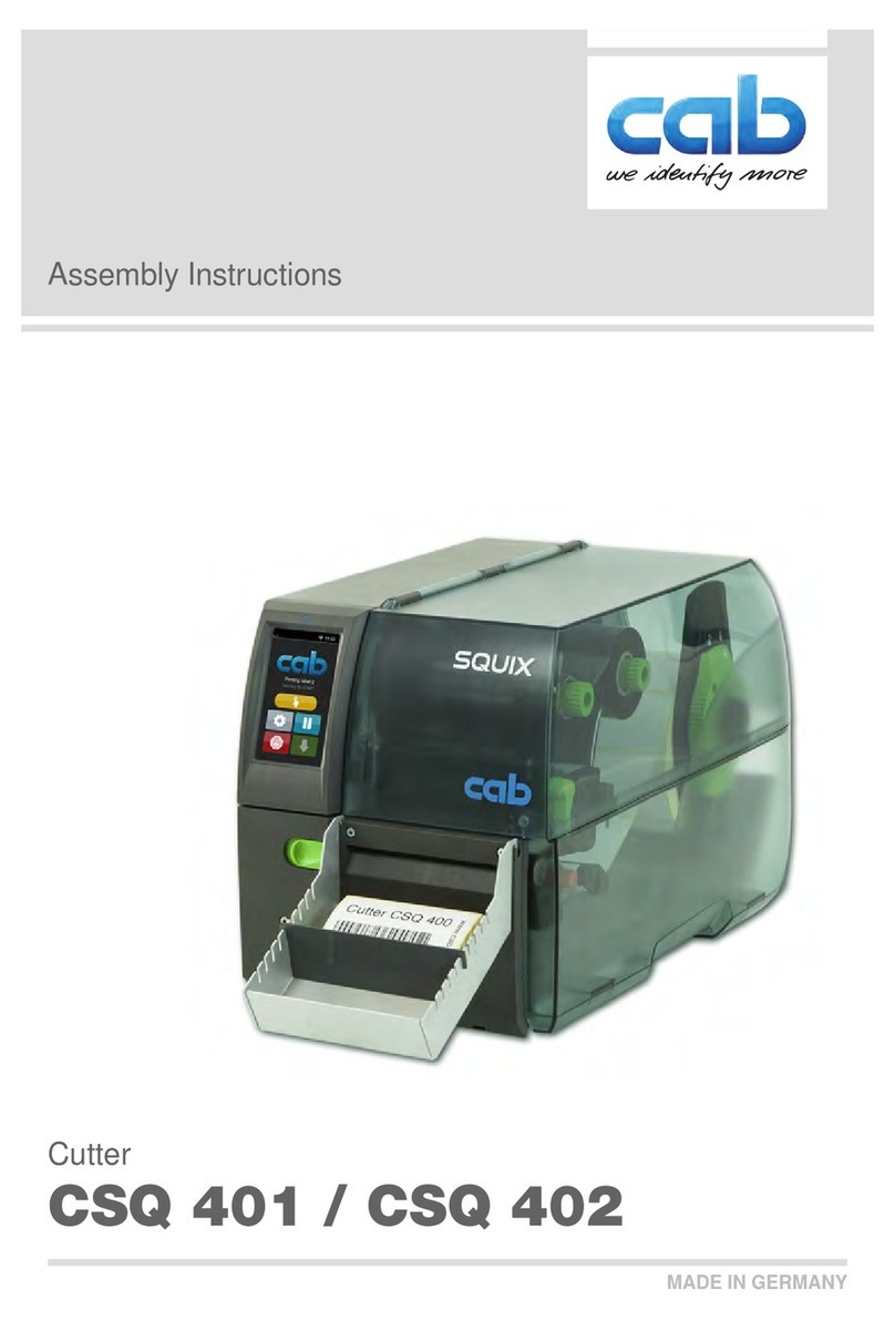 CAB CSQ 401 Assembly instructions