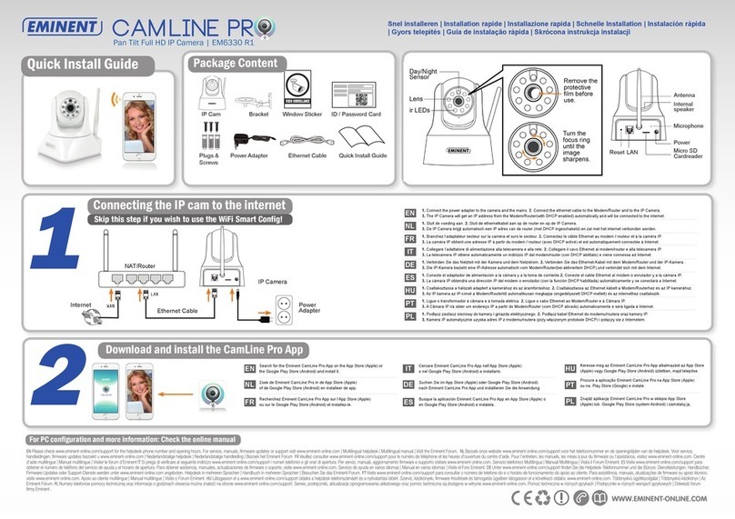 Eminent CAMLINE PRO EM6330 R1 User manual