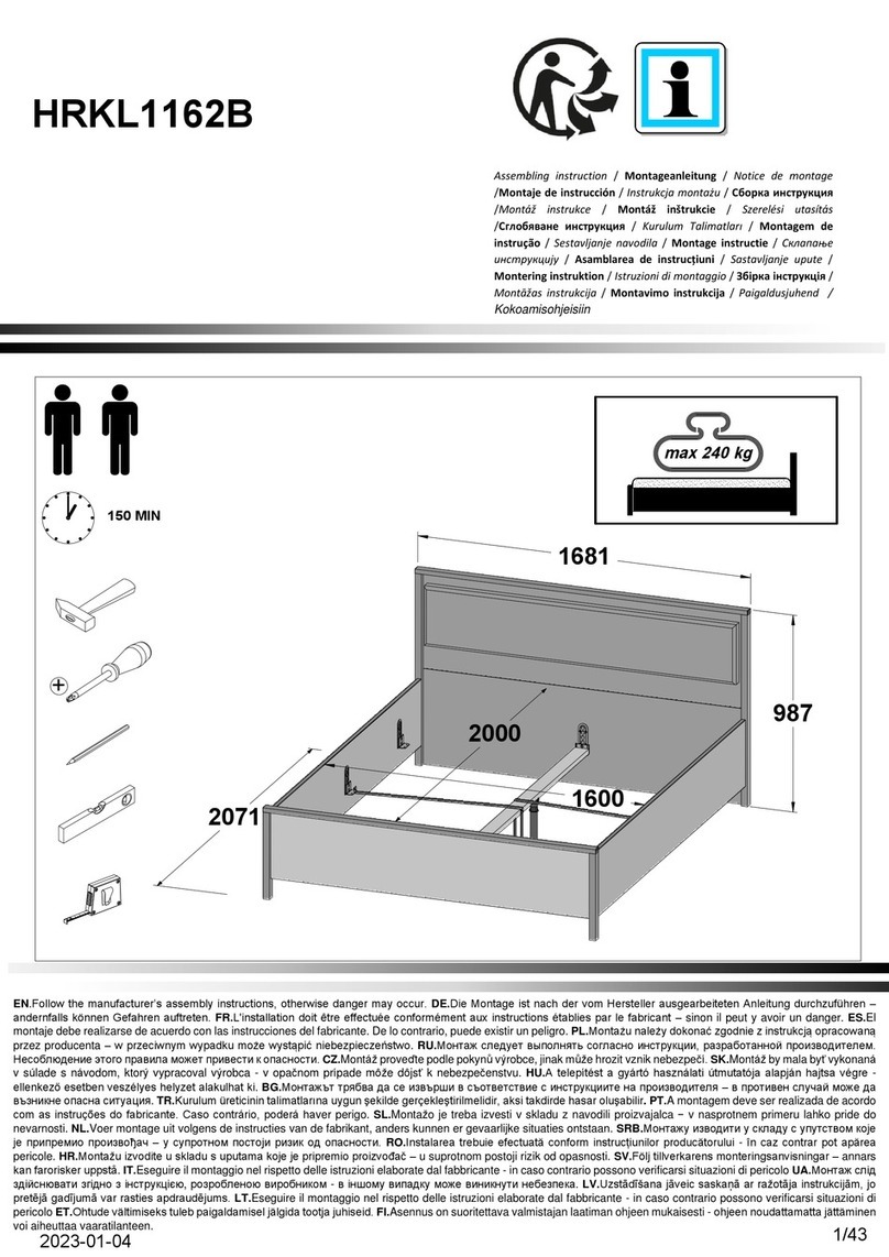 Forte HRKL1162B Assembling Instruction