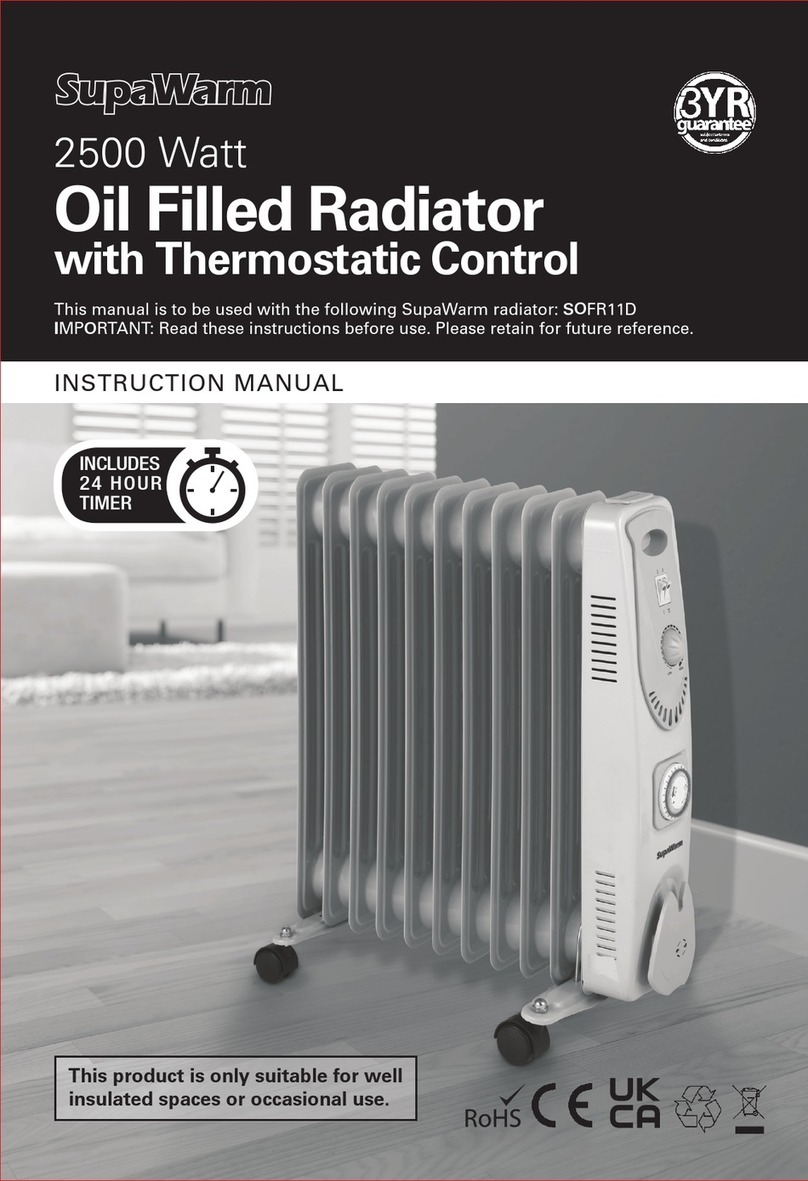 SupaWarm SOFR11D User manual