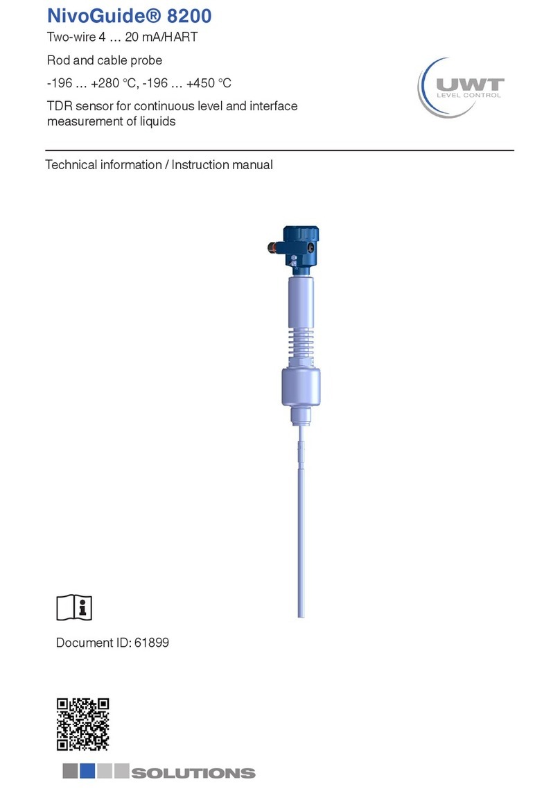 Solutions UWT NivoGuide 8200 Technical Information/Instruction manual