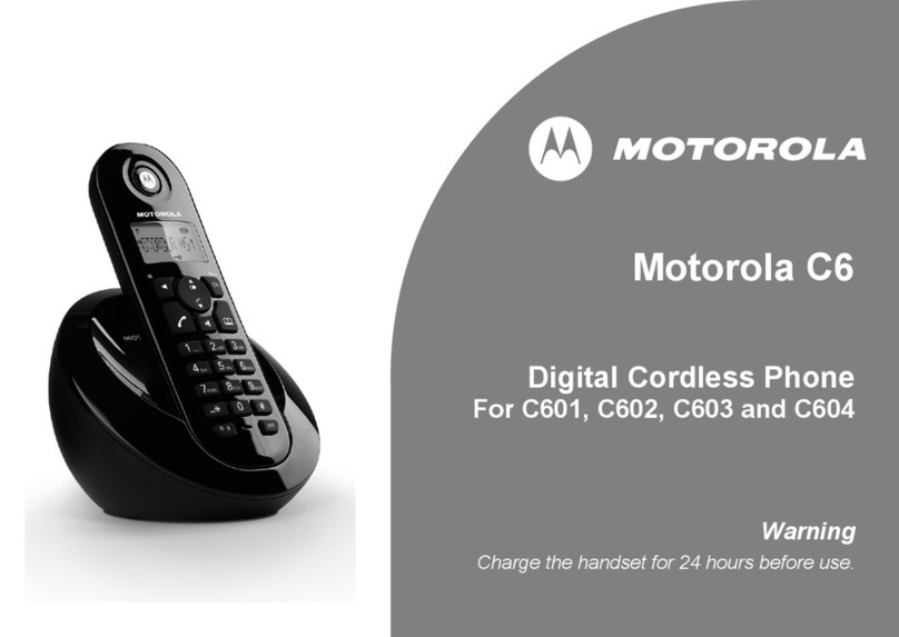 Motorola C601 manual