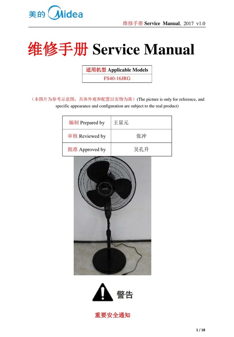Midea FS40-16JRG Service manual