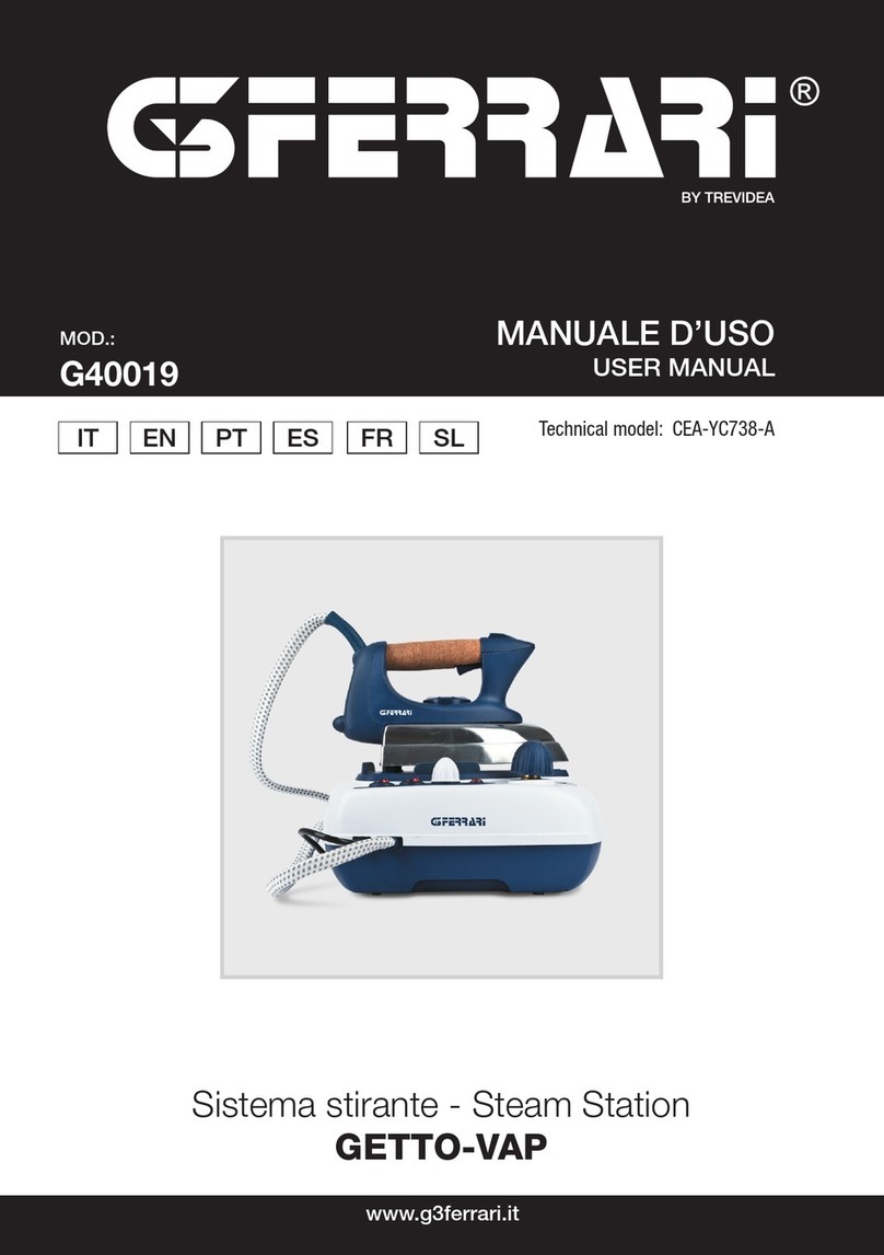 TREVIDEA G3Ferrari GETTO-VAP user manual