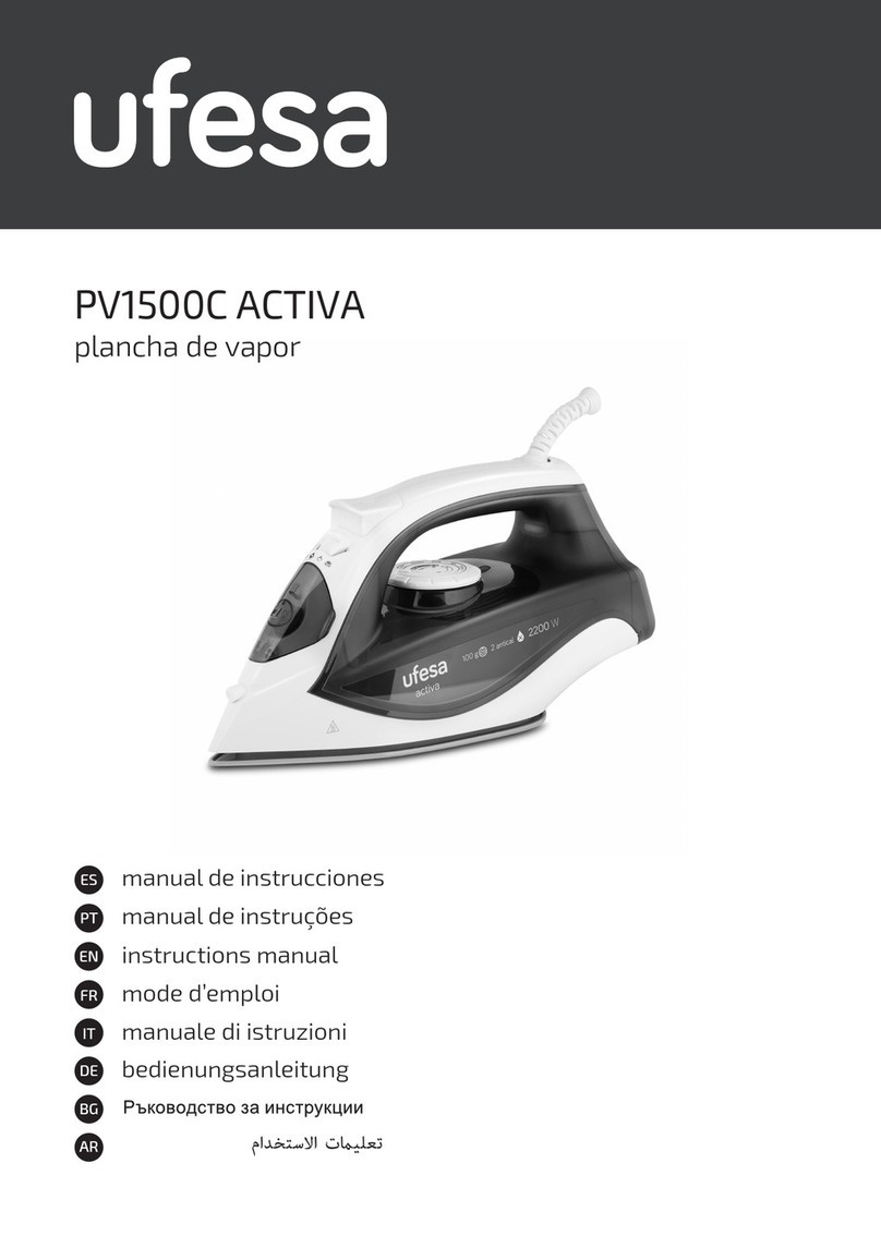UFESA PV1500C ACTIVA instruction manual