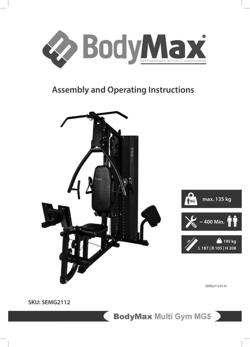 Sport-Tiedje BodyMax Multi Gym MG5 User manual