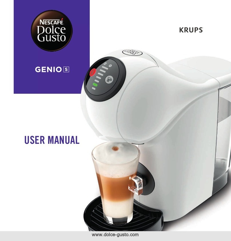 Krups NESCAFE Dolce Gusto Genio S KP2431 User manual
