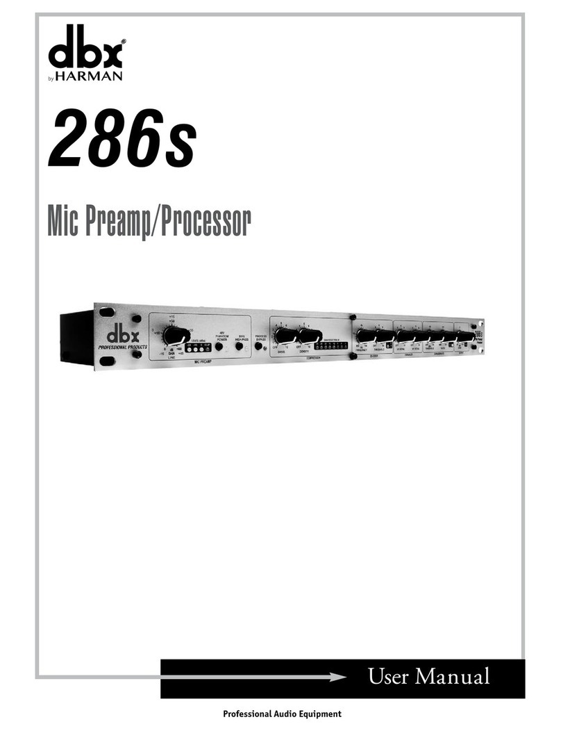 harma dbx 286s User manual