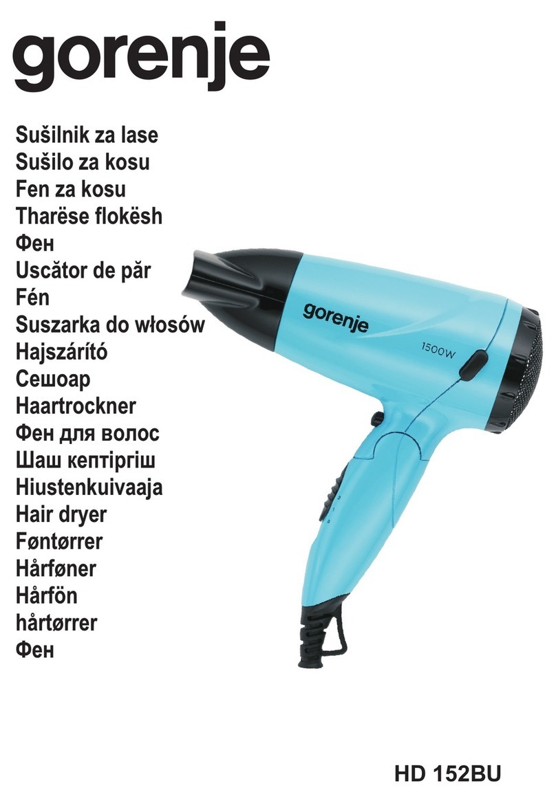 Gorenje HD 152BU manual