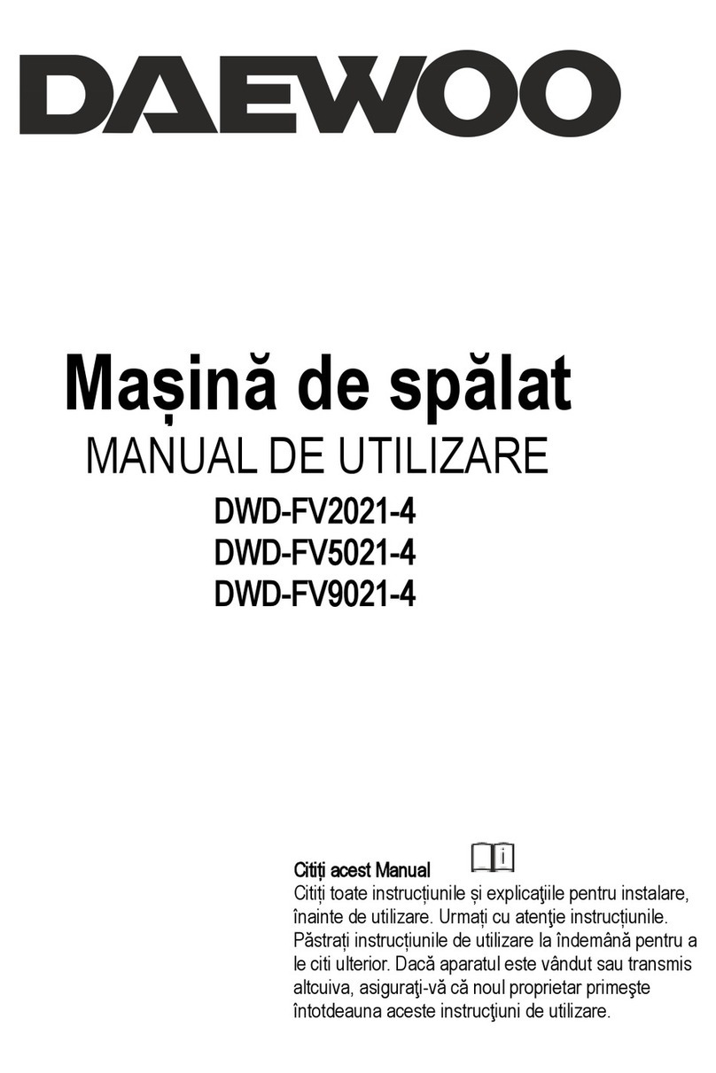 Daewoo DWD-FV2021-4 User manual Daewoo DWD-FV2021-4 User manual
