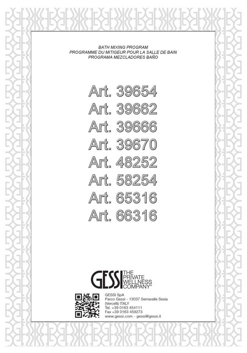 Gessi 65316 manual
