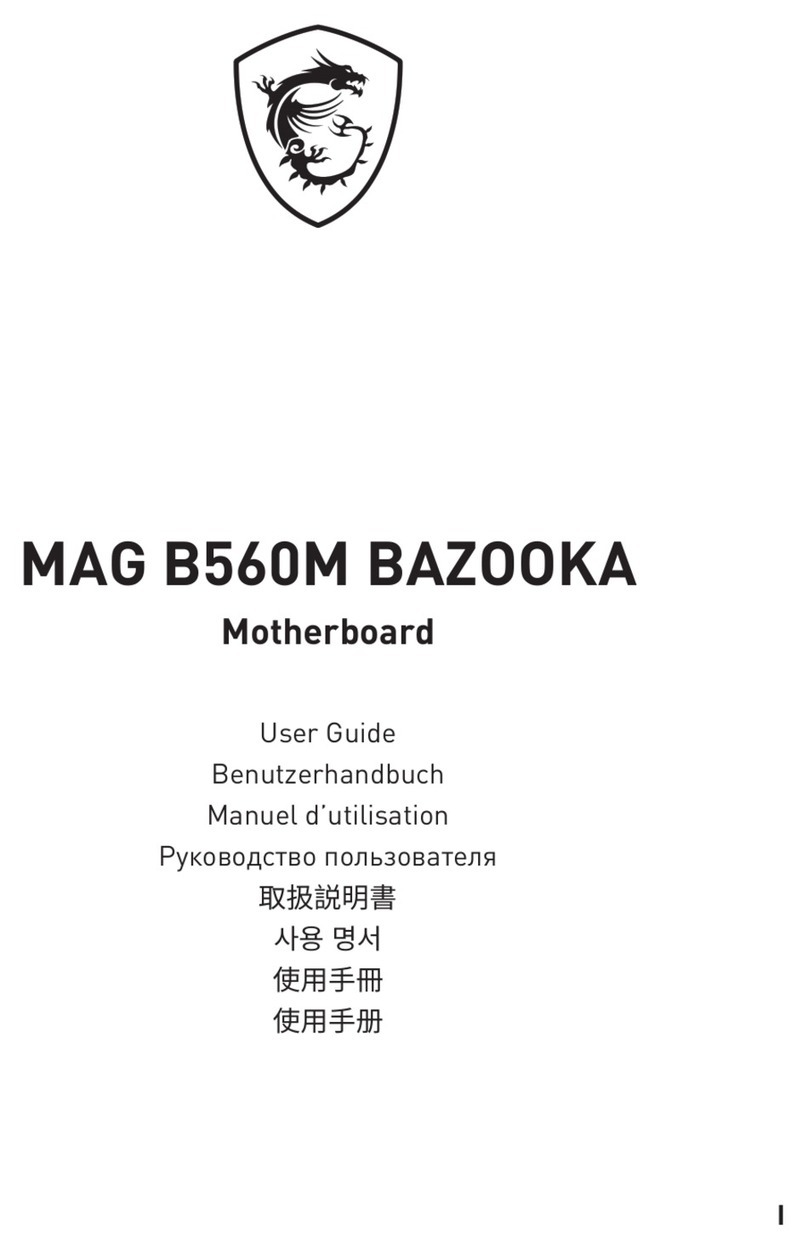 MSI MAG B560M BAZOOKA User manual