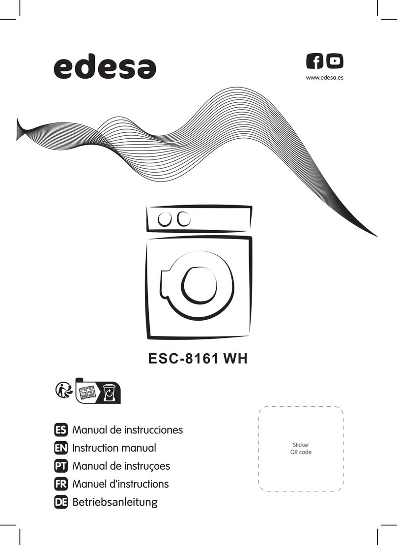 Edesa ESC-8161 WH instruction manual