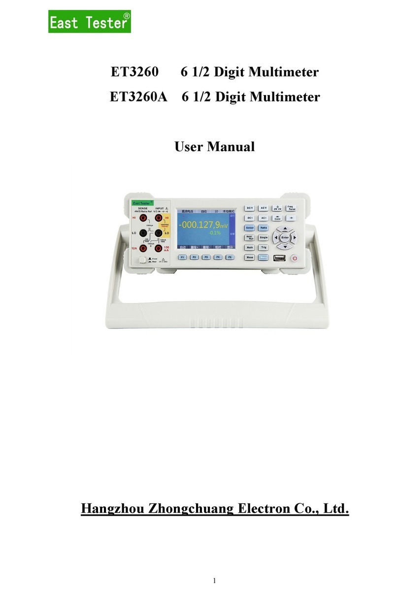 East Tester ET3260 user manual