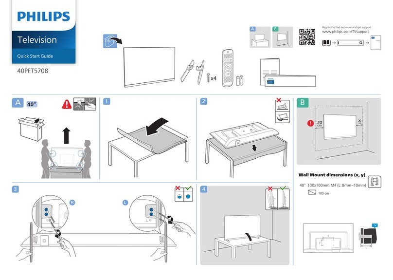 Philips 40PFT5708 User manual