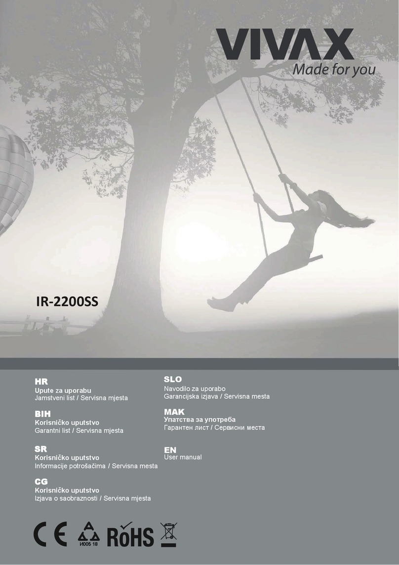 Vivax IR-2200SS User manual