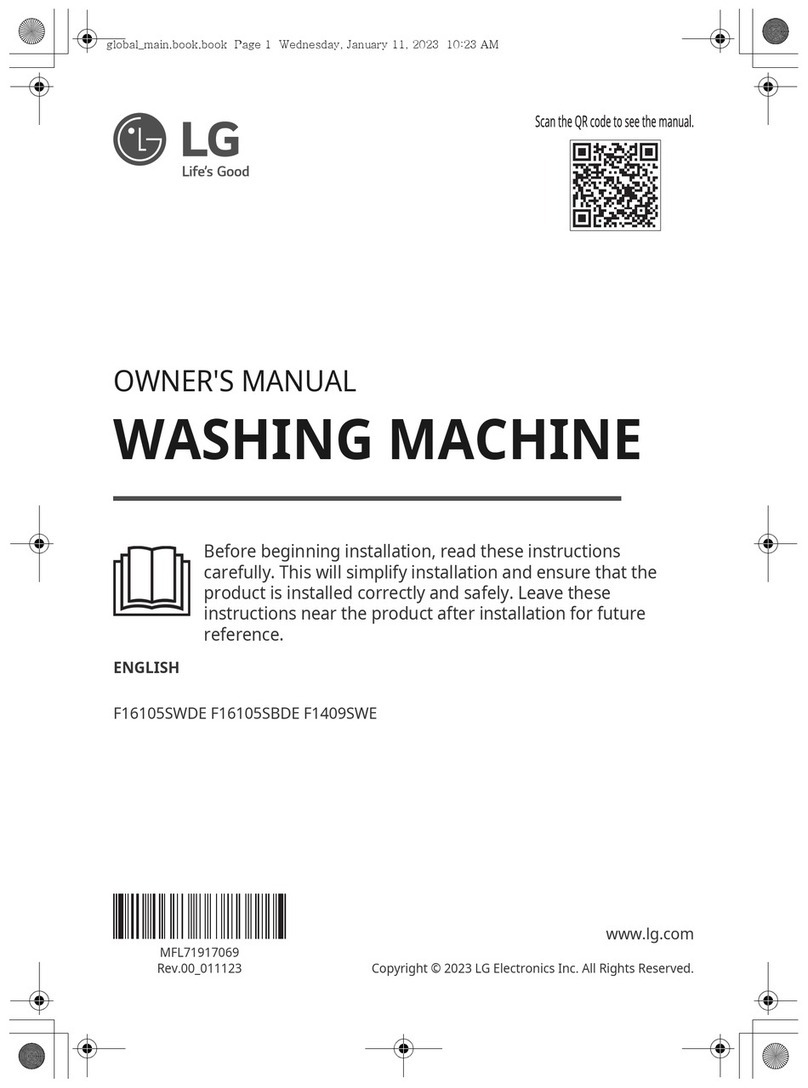 LG F16105SWDE owner's manual