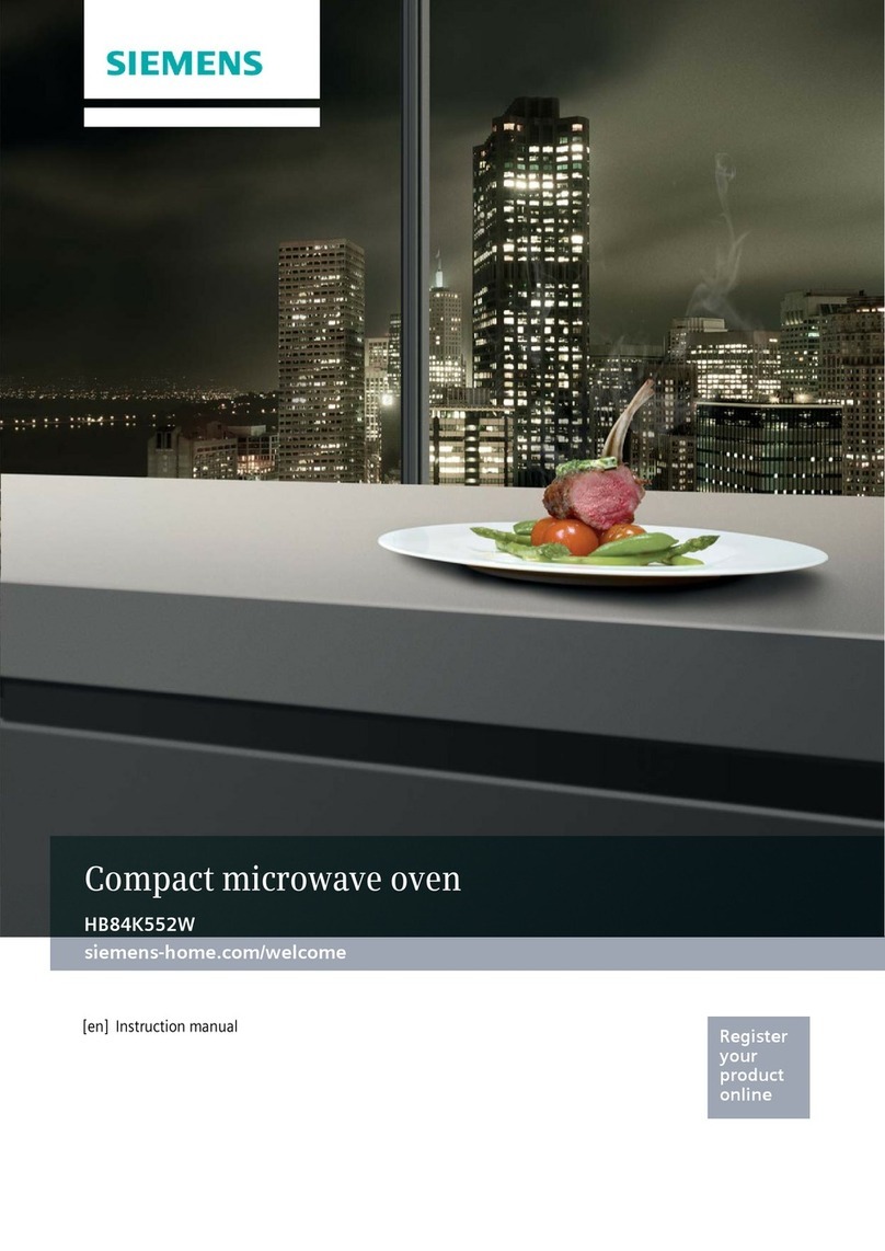 Siemens HB84K552W User manual