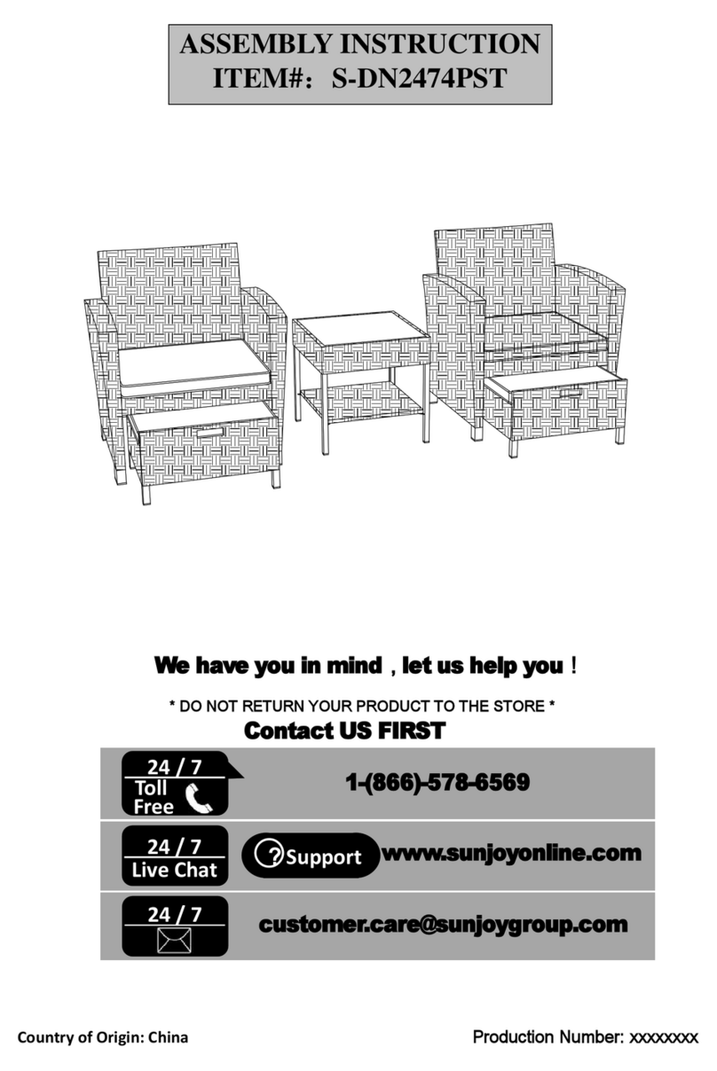 Sunjoy S-DN2474PST User manual Sunjoy S-DN2474PST User manual
