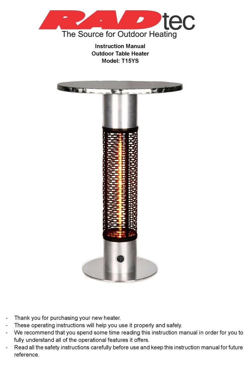 RADtec T15YS User manual
