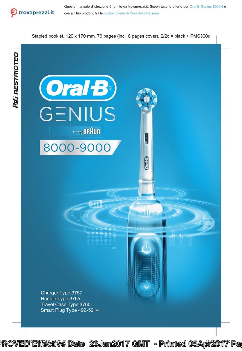 Braun Oral-B GENIUS 8000N manual