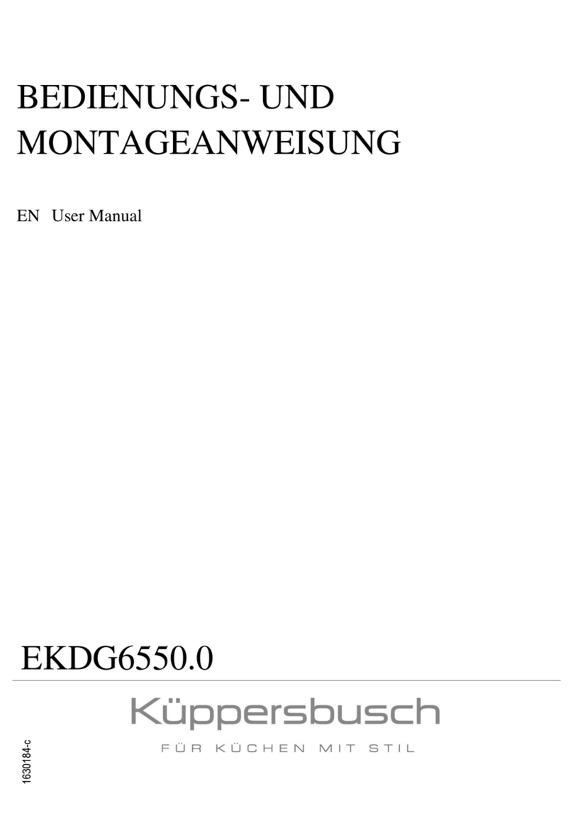 Kuppersbusch EKDG6550 0 Series user manual