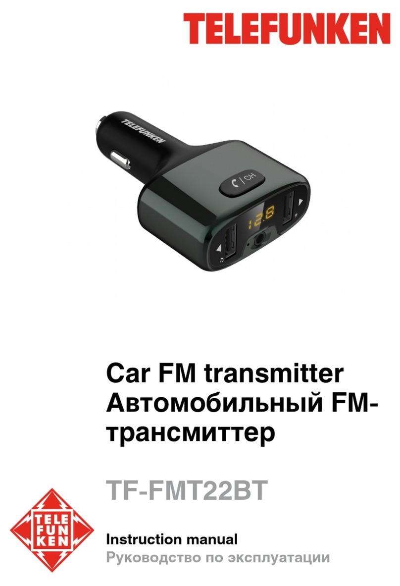 Telefunken TF-FMT22BT User manual