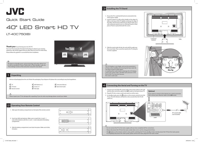 JVC LT-40C750 User manual
