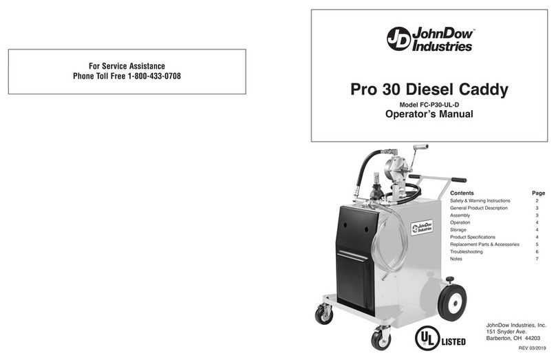 JohnDow Industries Pro 30 Operator's manual