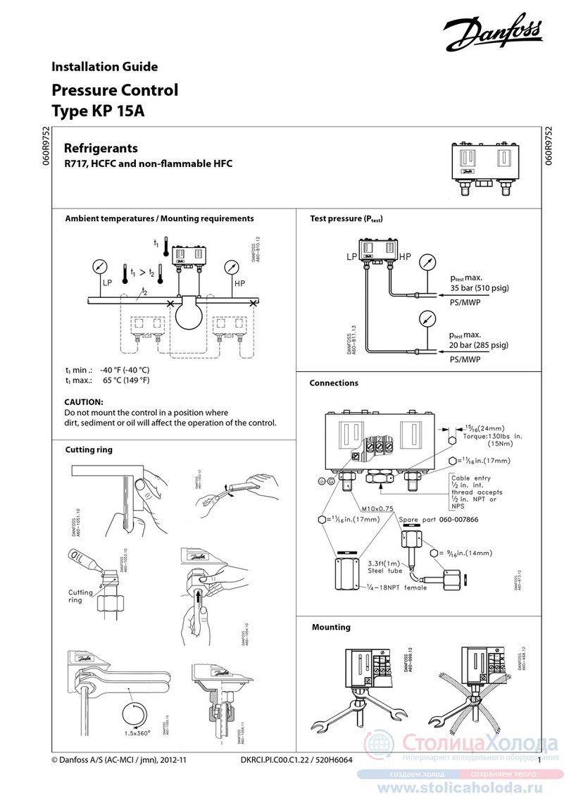 Danfoss KP 15A User manual
