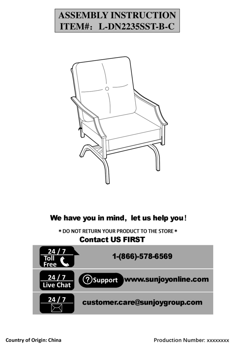 Sunjoy L-DN2235SST-B-C User manual