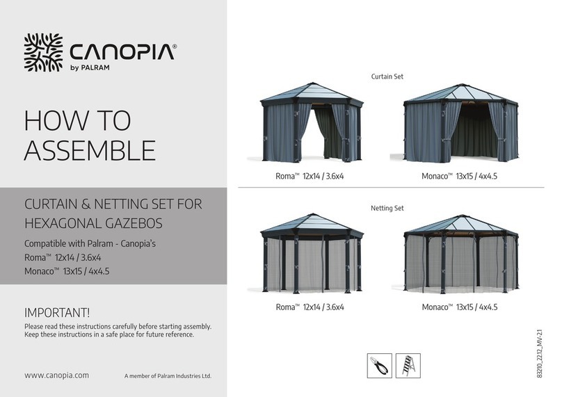 Palram CANOPIA Roma 12x14/3.6x4 Administrator Guide