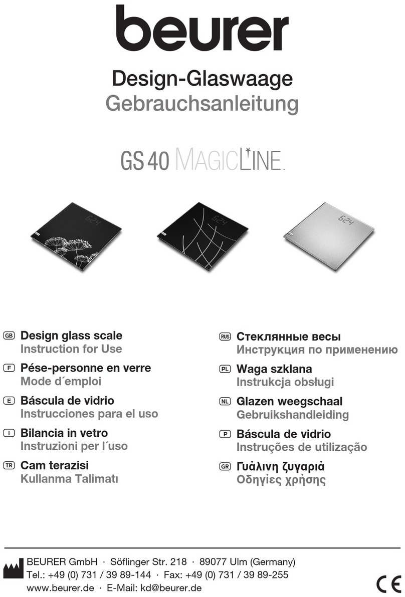 Beurer GS40 Instructions for use