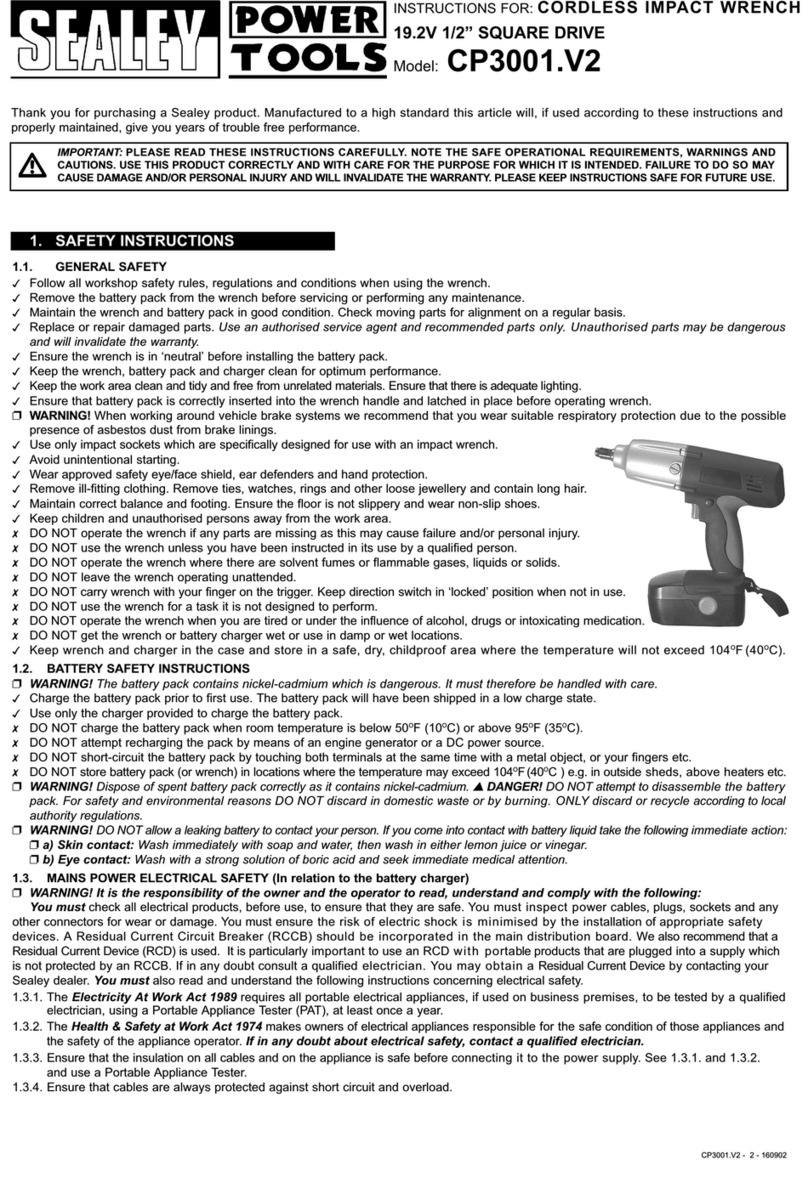 Sealey CP3001.V2 User manual