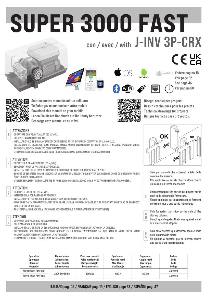 RIB J-INV 3P-CRX User manual