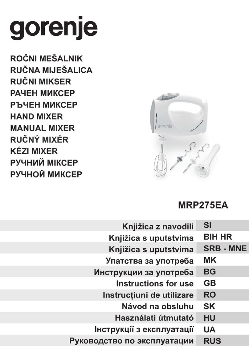 Gorenje MRP275EA User manual